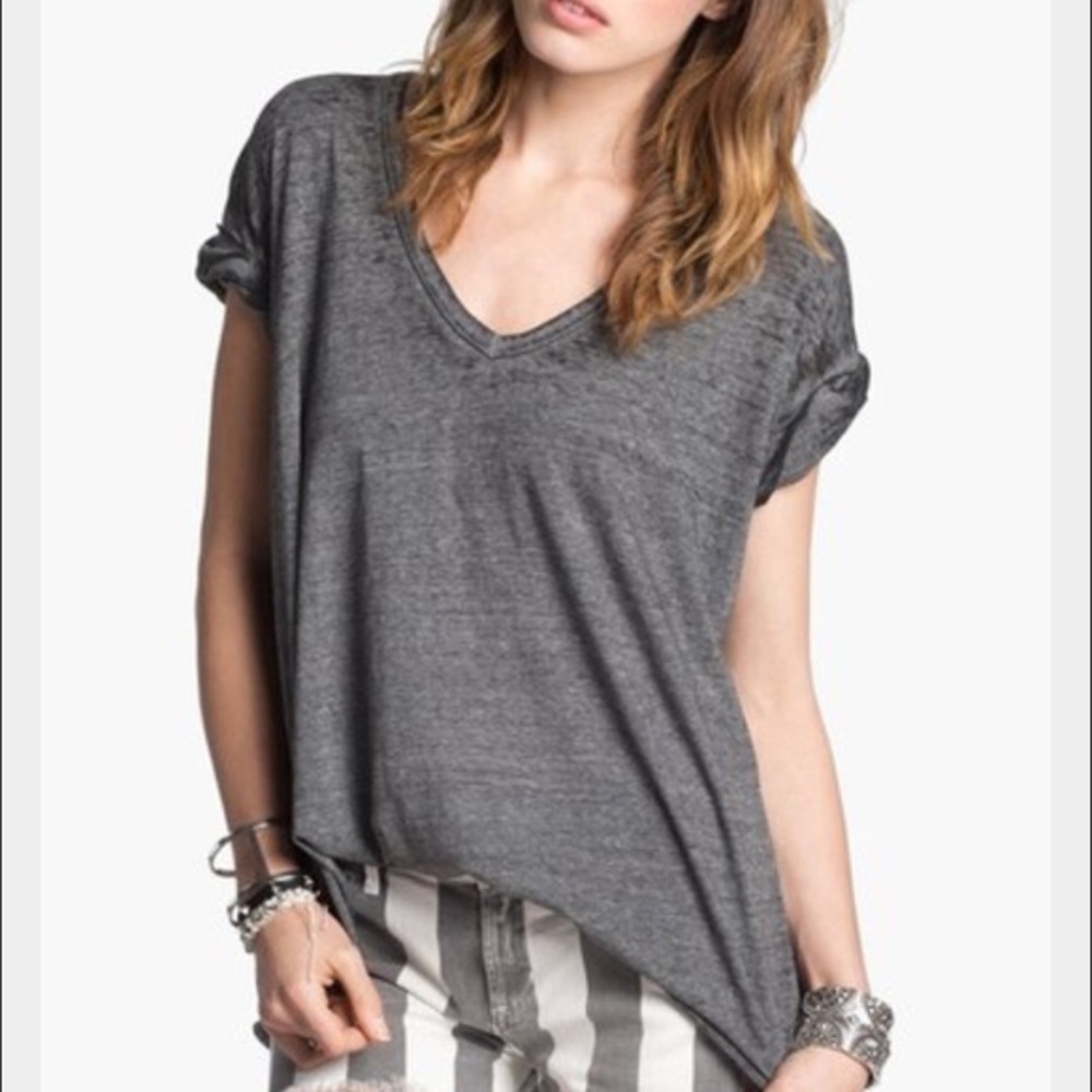 Free People FP Beach tissue burnout tee